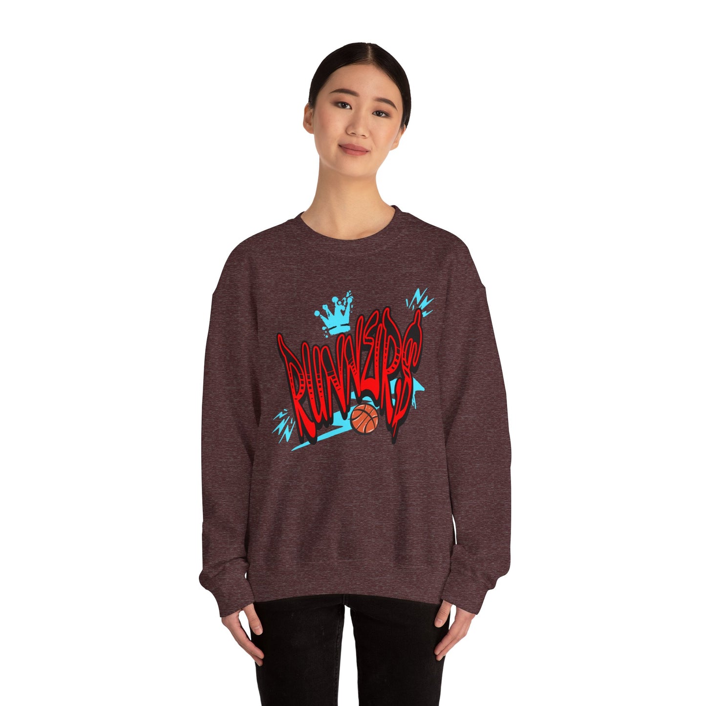 Street Style Runner Unisex Crewneck Sweatshirt