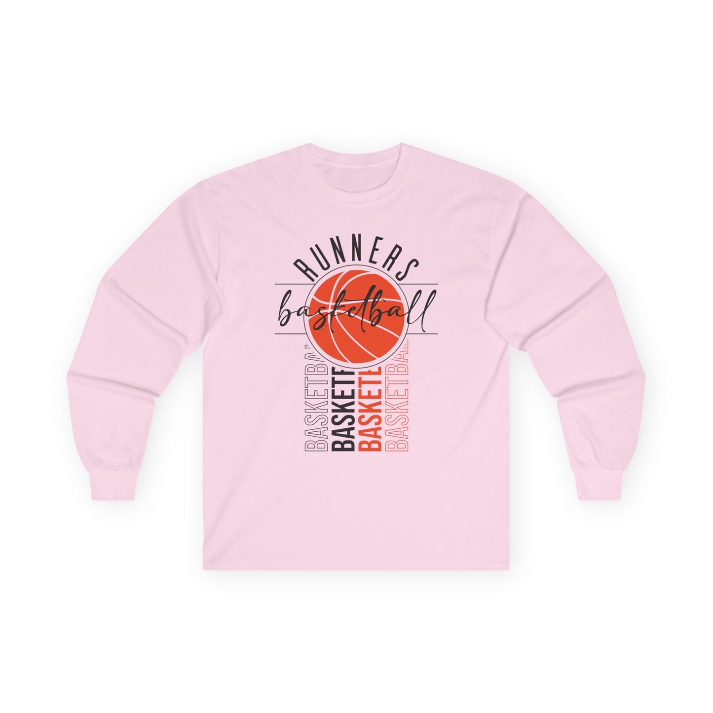 Basketball Runners Ultra Cotton Long Sleeve Tee - Sporty Casual Wear