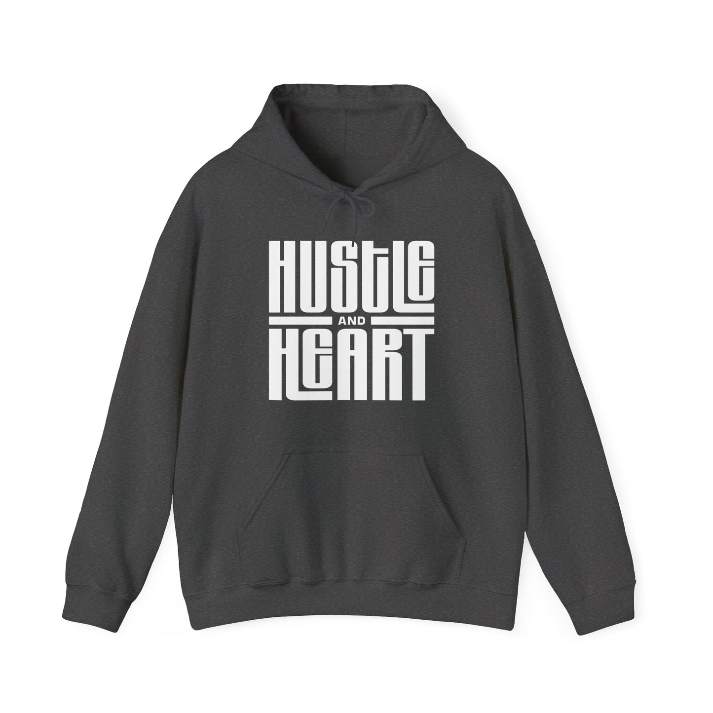 Inspirational Hustle and Heart Hoodie for Ambitious Souls