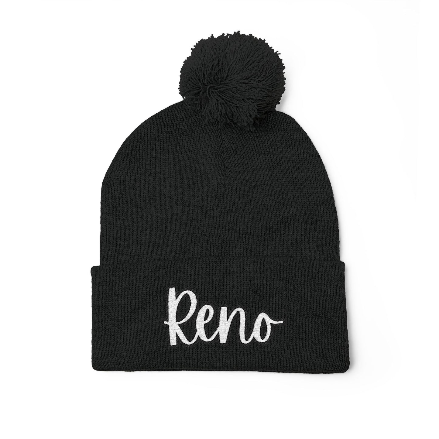 EHS Pom-Pom Knit Cap (Embroidery)