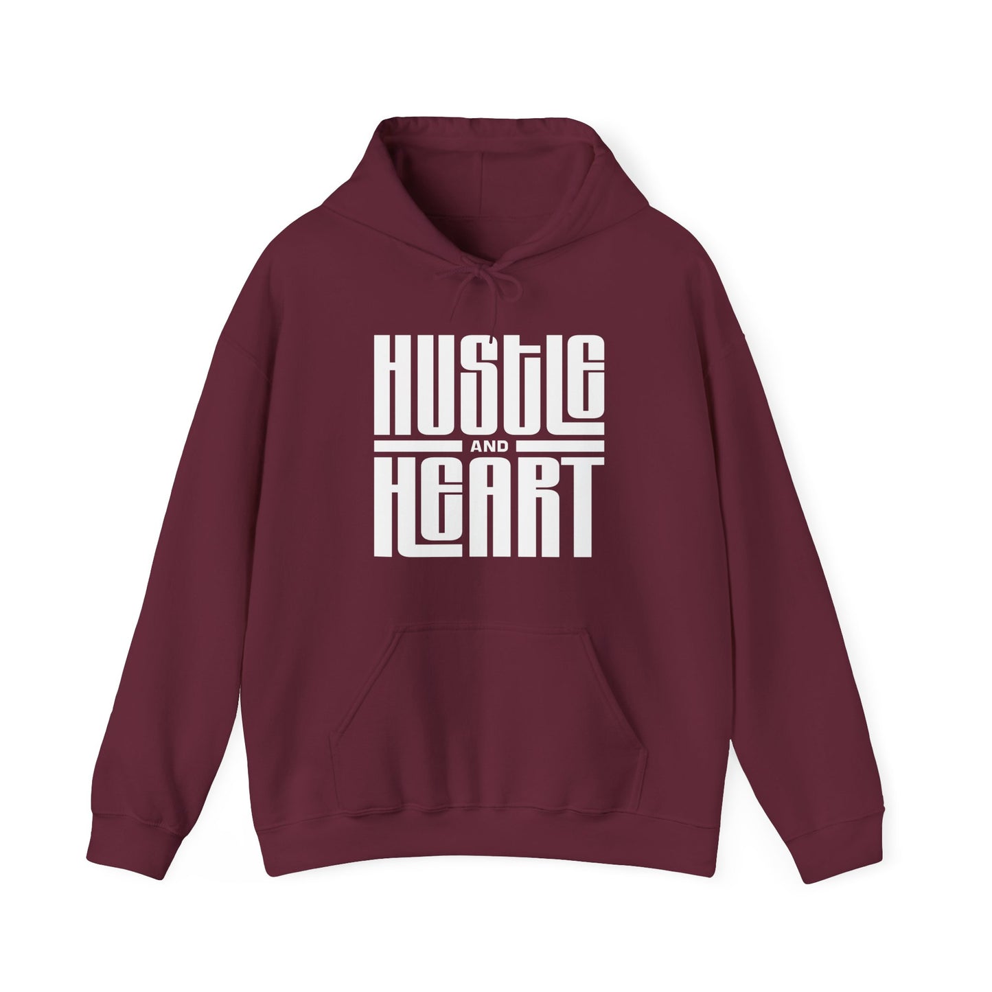 Inspirational Hustle and Heart Hoodie for Ambitious Souls