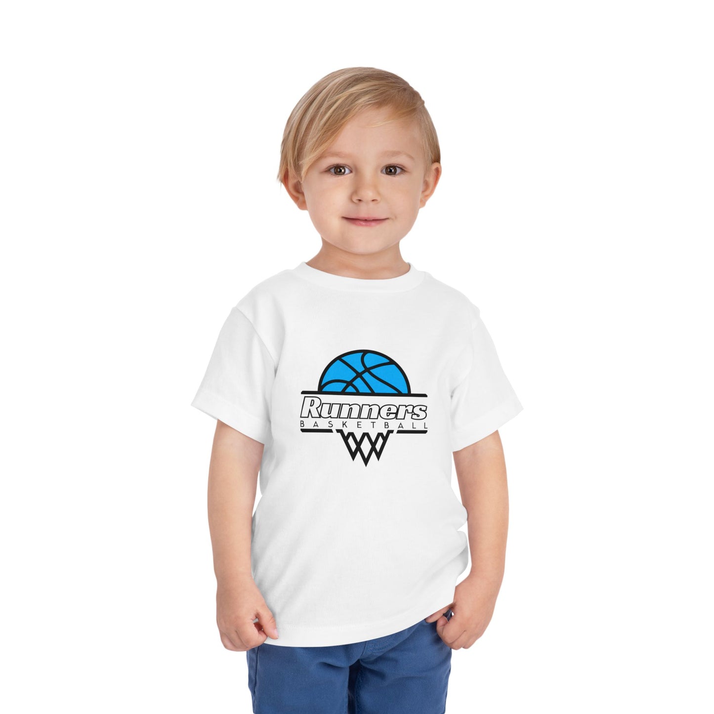Toddler Basketball Tee - Runners Basketball Graphic Shirt