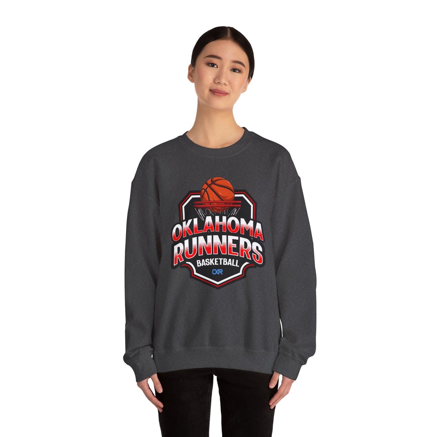 Oklahoma Runners Basketball Crewneck Sweatshirt