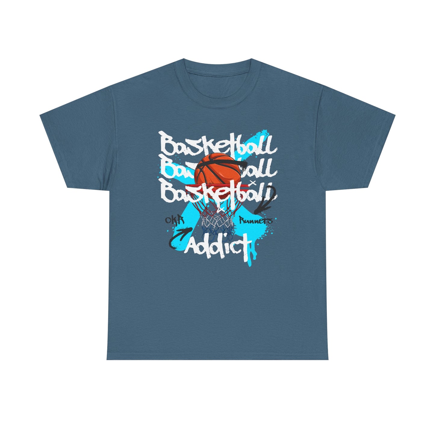 Basketball Addict Unisex Heavy Cotton Tee