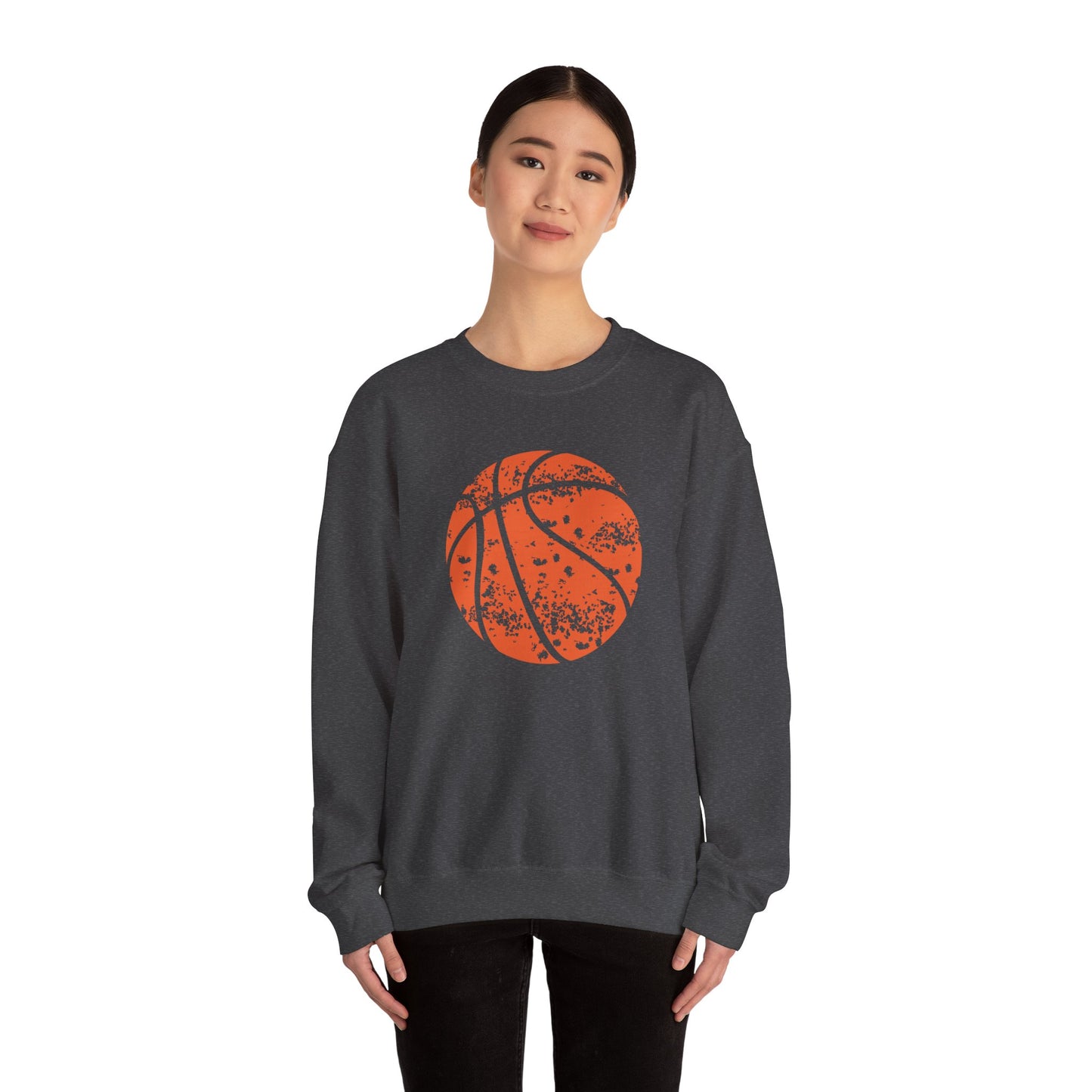 Basketball Graphic Crewneck Sweatshirt