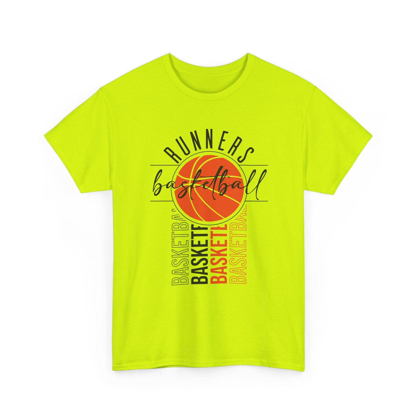 Basketball Runners Unisex Heavy Cotton Tee - Sporty & Stylish Tee for Players and Fans