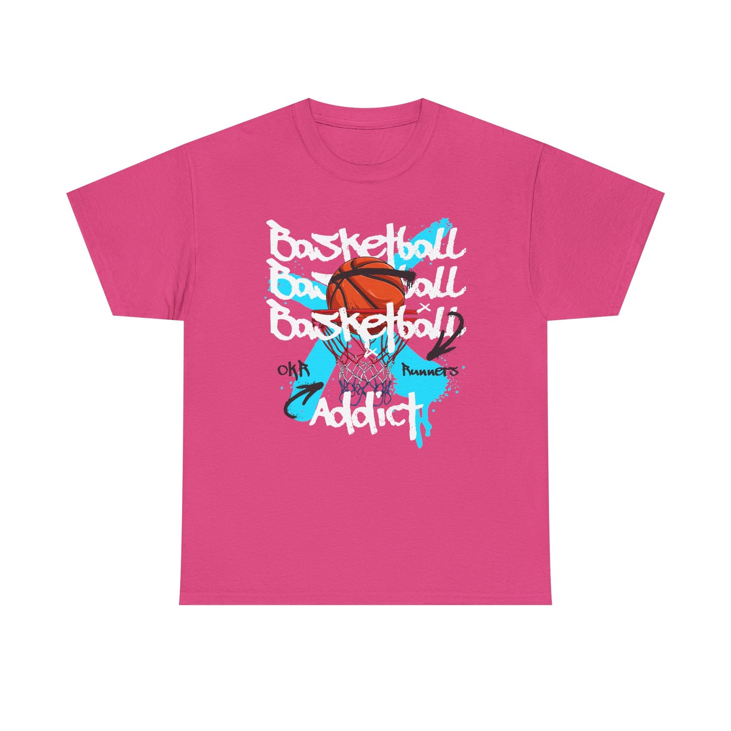 Basketball Addict Unisex Heavy Cotton Tee