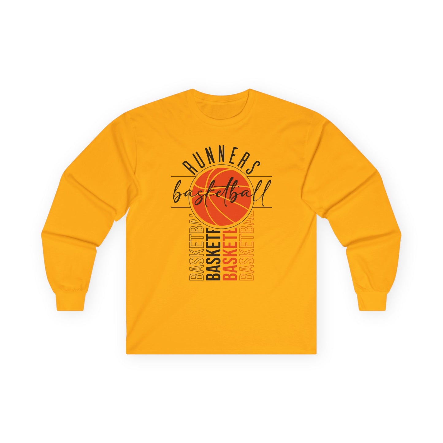 Basketball Runners Ultra Cotton Long Sleeve Tee - Sporty Casual Wear