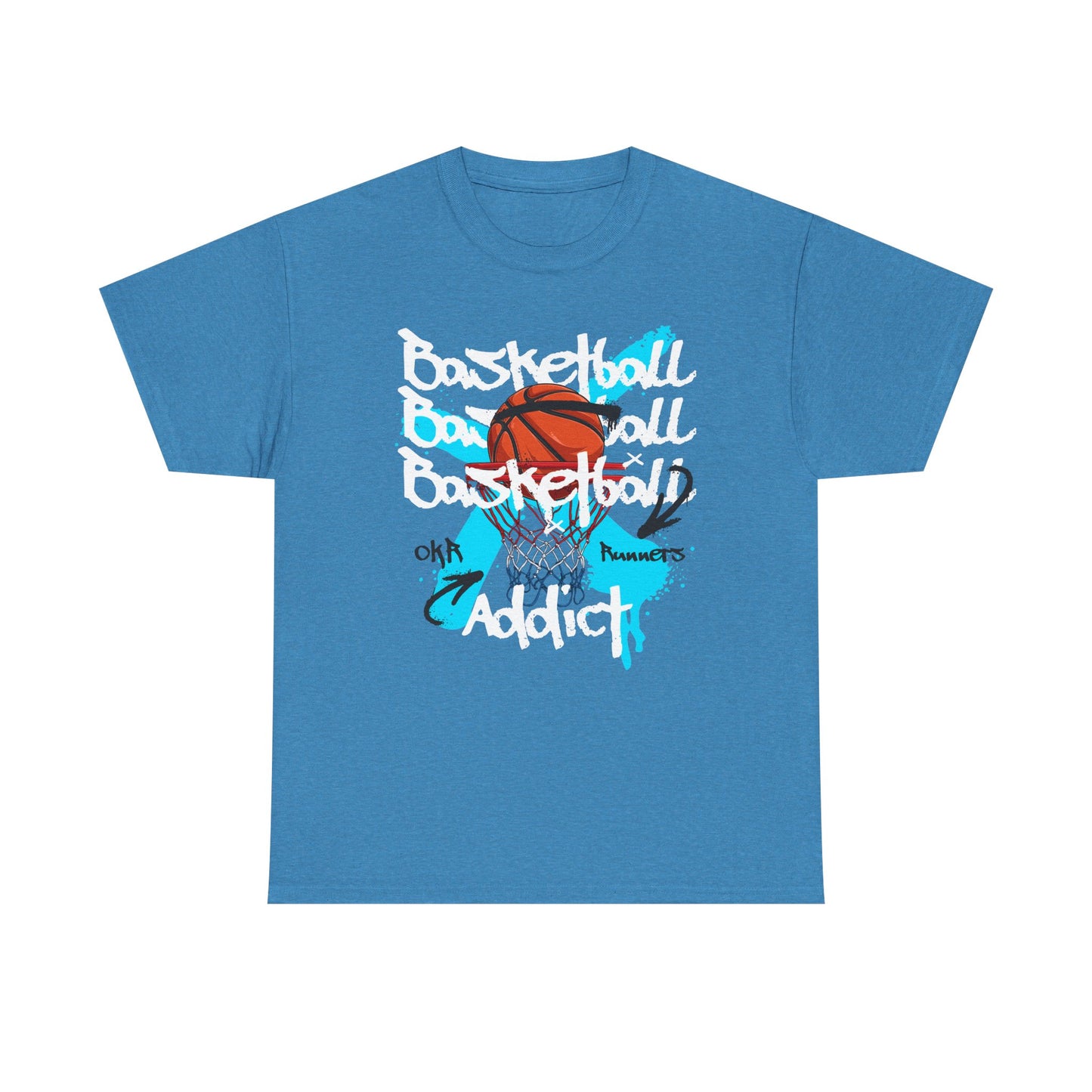 Basketball Addict Unisex Heavy Cotton Tee