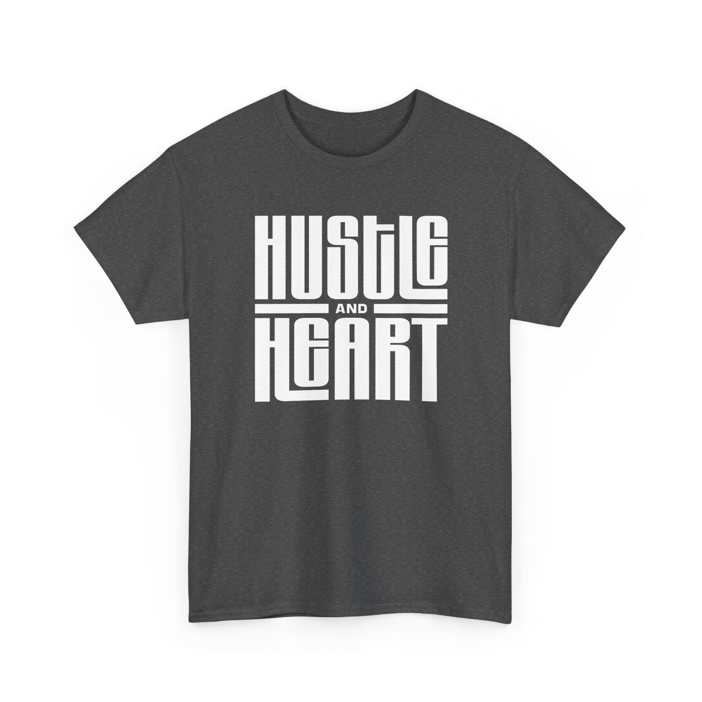 Hustle and Heart Unisex Heavy Cotton Tee