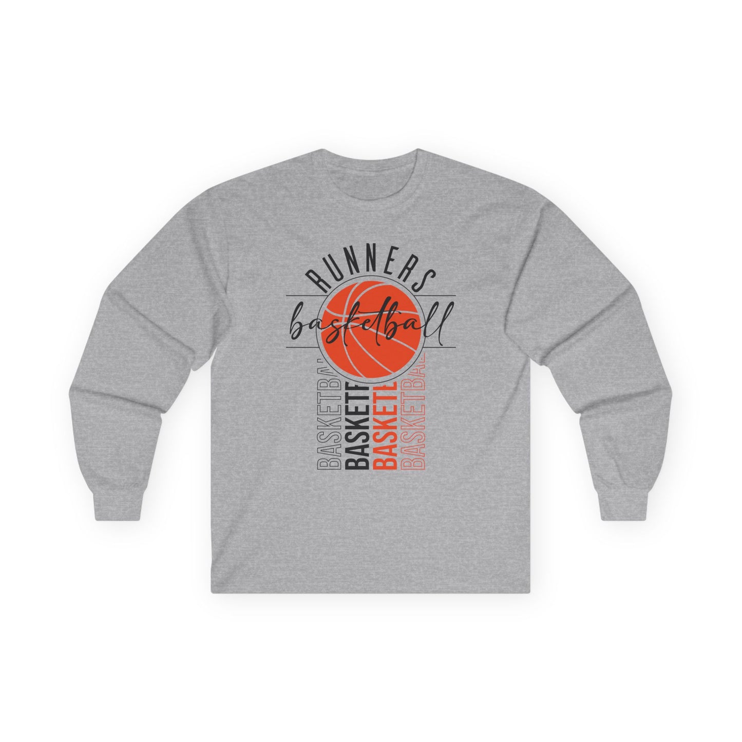 Basketball Runners Ultra Cotton Long Sleeve Tee - Sporty Casual Wear