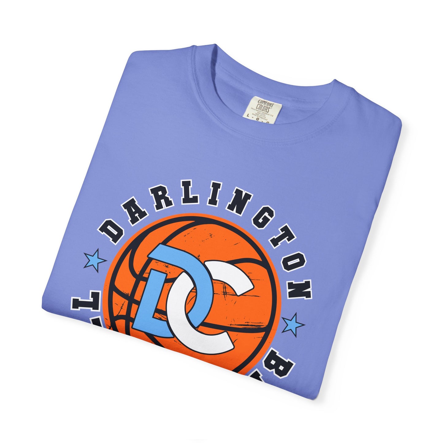 Darlington Basketball Unisex Garment-Dyed T-shirt