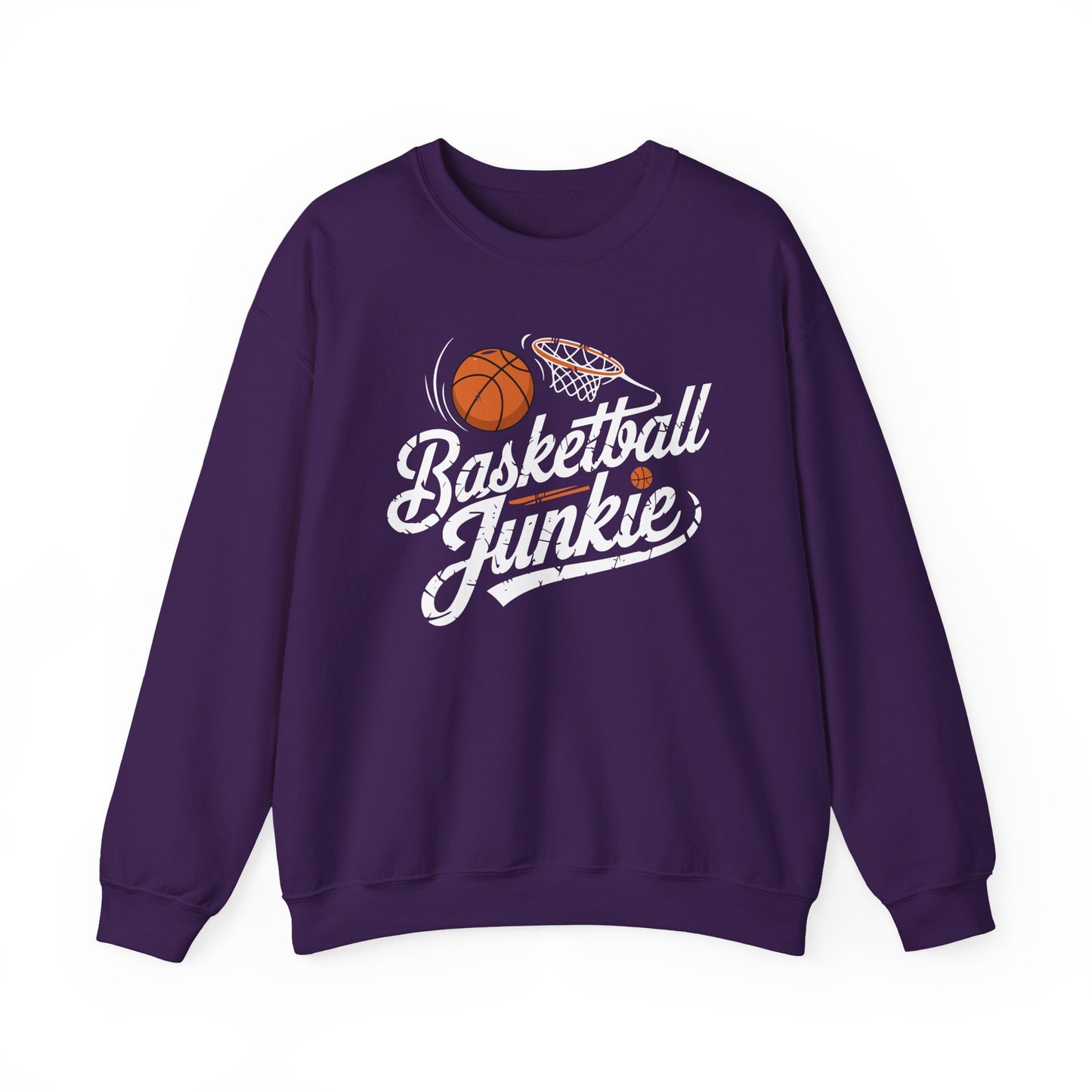 Basketball Junkie Unisex Heavy Blend™ Crewneck Sweatshirt