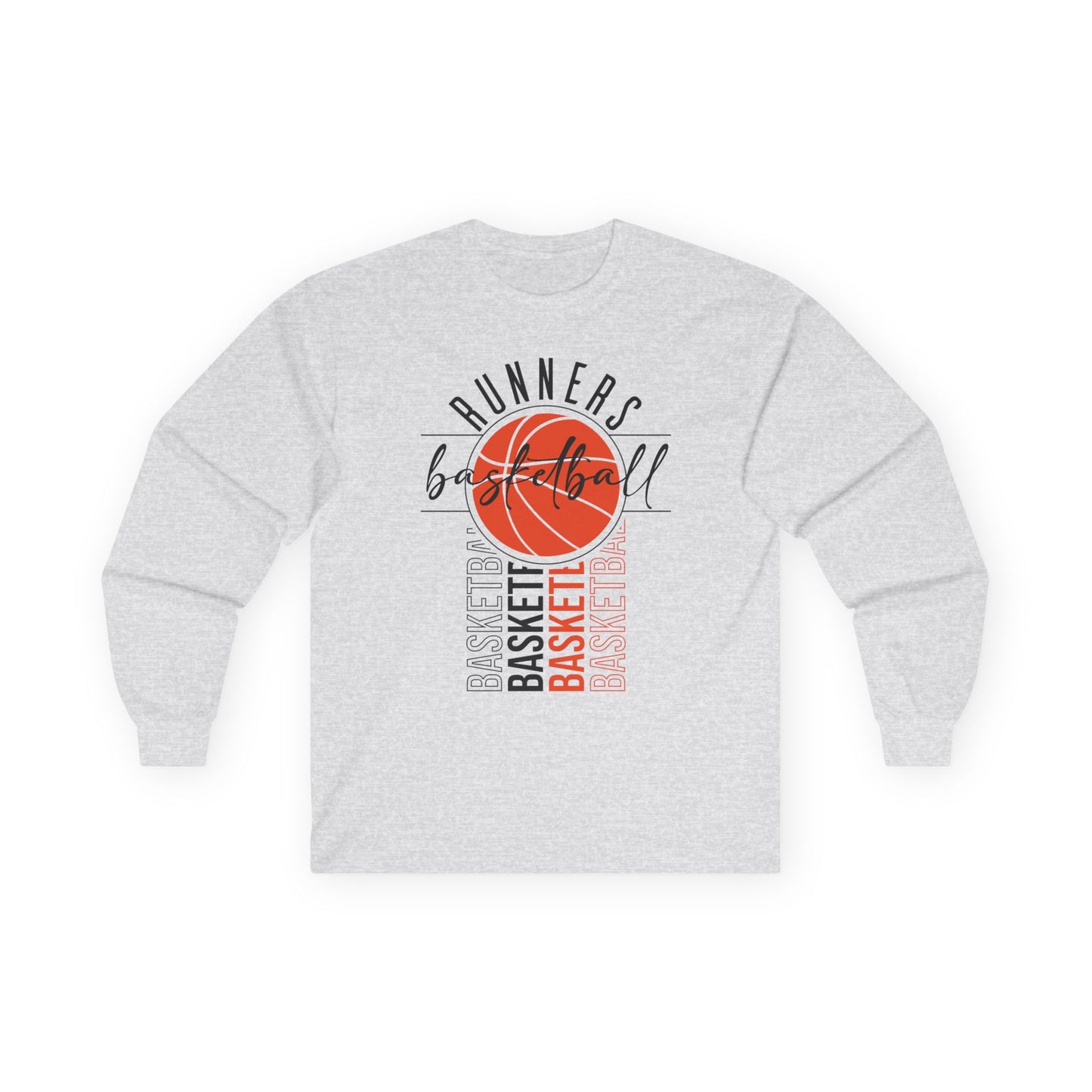 Basketball Runners Ultra Cotton Long Sleeve Tee - Sporty Casual Wear