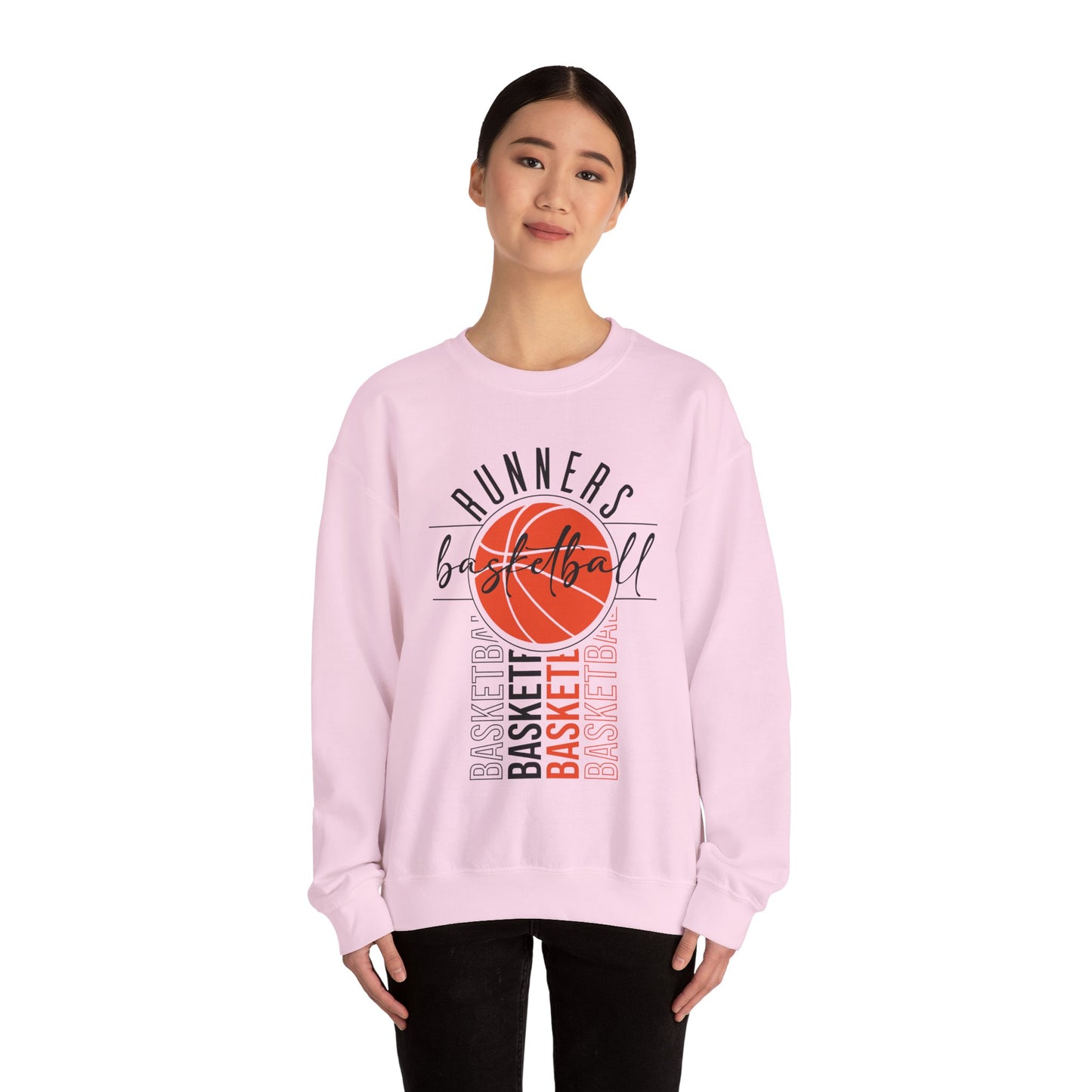 Basketball Runners Crewneck Sweatshirt | Stylish Sports Apparel