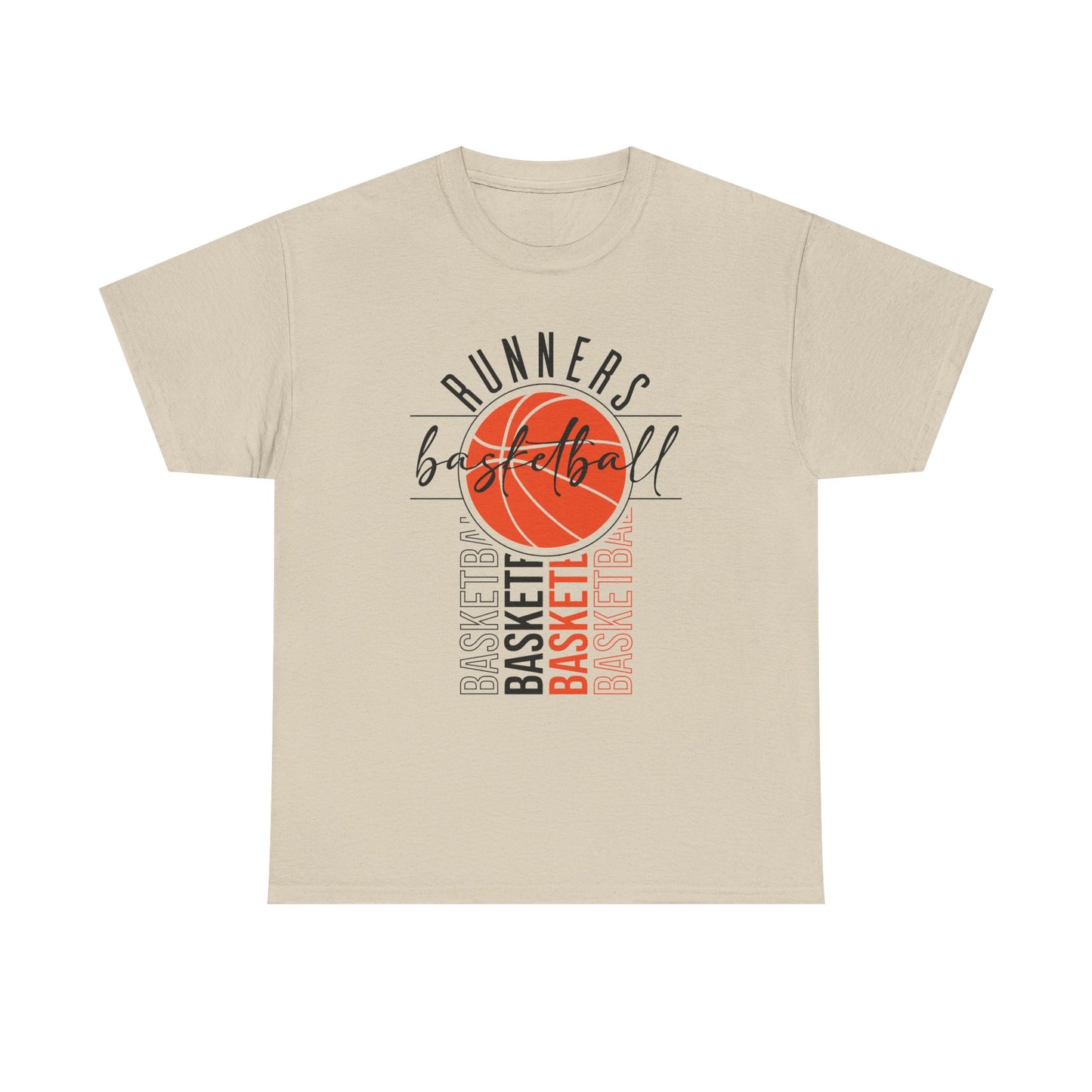 Basketball Runners Unisex Heavy Cotton Tee - Sporty & Stylish Tee for Players and Fans