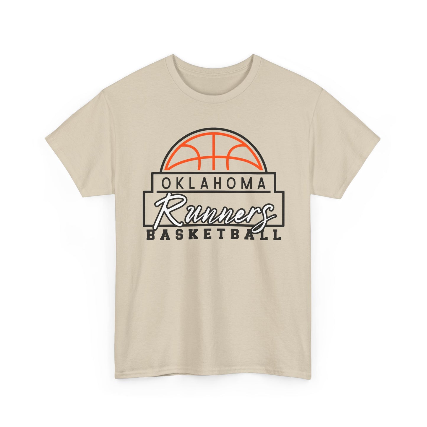 Oklahoma Runners Basketball Unisex Heavy Cotton Tee