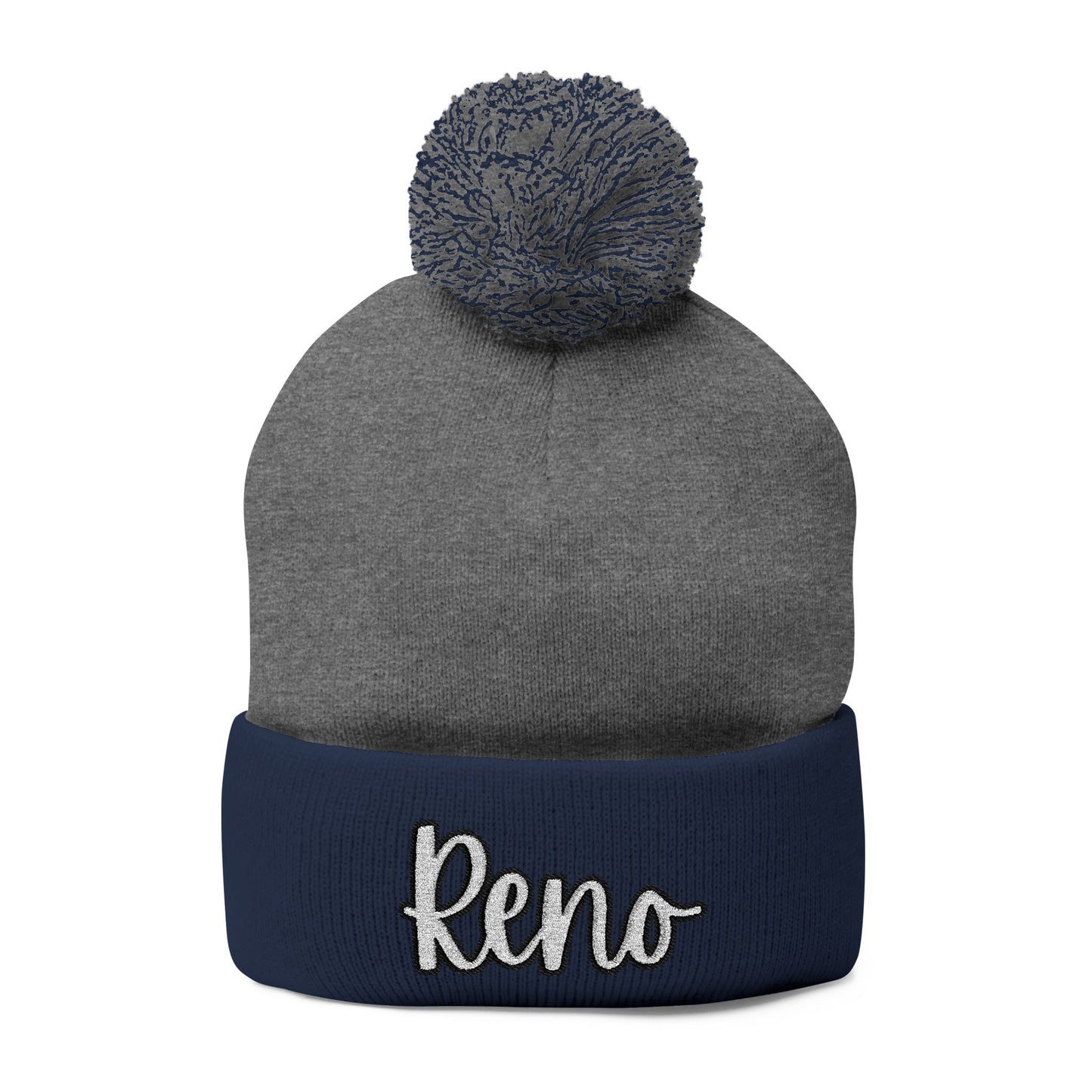 EHS Pom-Pom Knit Cap (Embroidery)