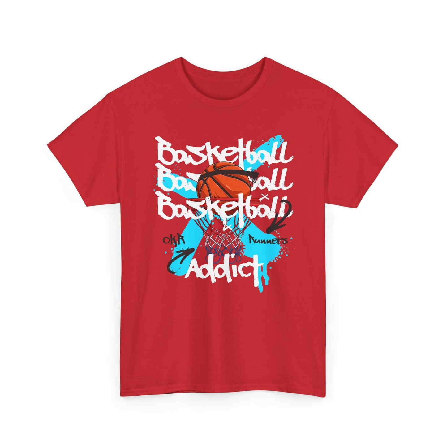 Basketball Addict Unisex Heavy Cotton Tee
