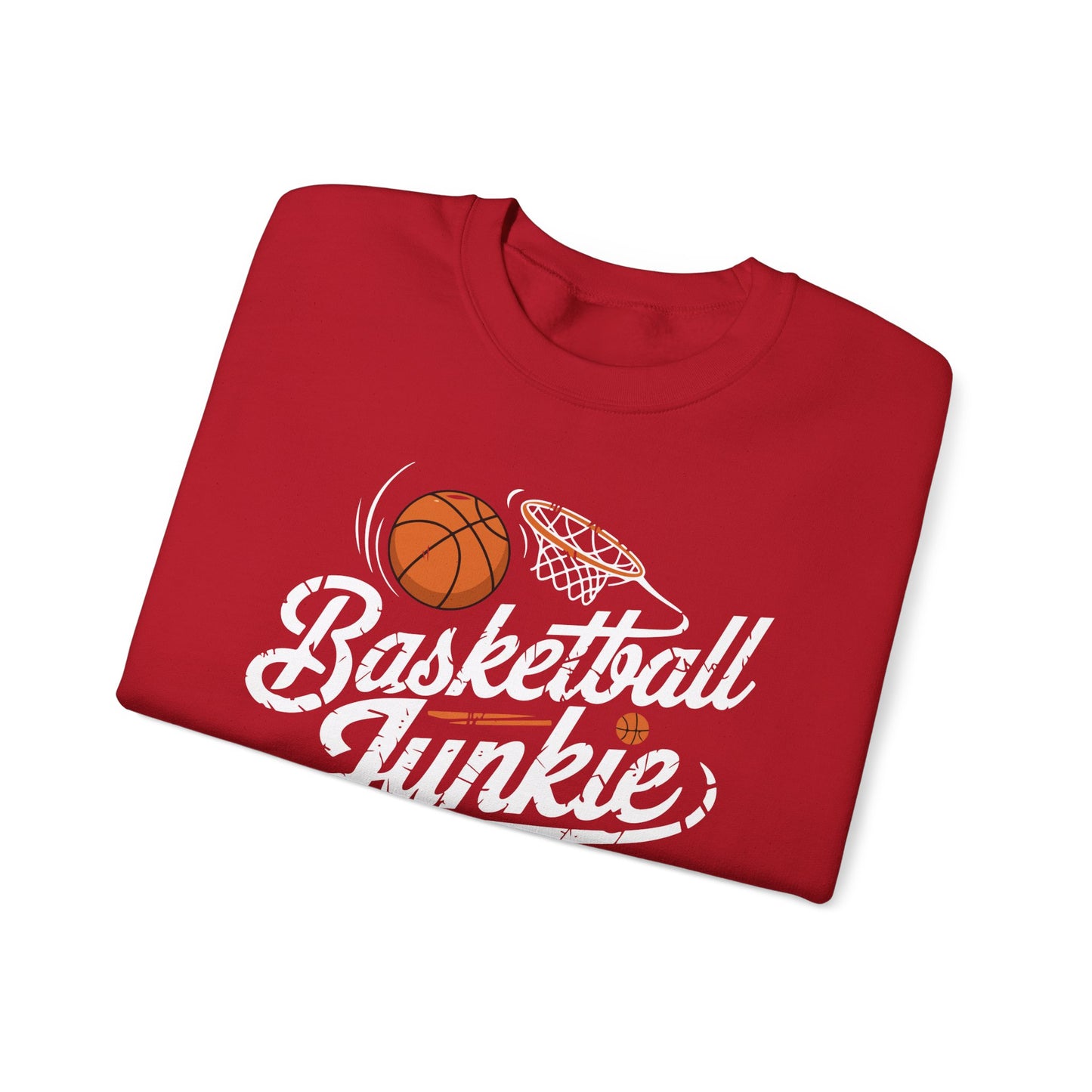 Basketball Junkie Unisex Heavy Blend™ Crewneck Sweatshirt