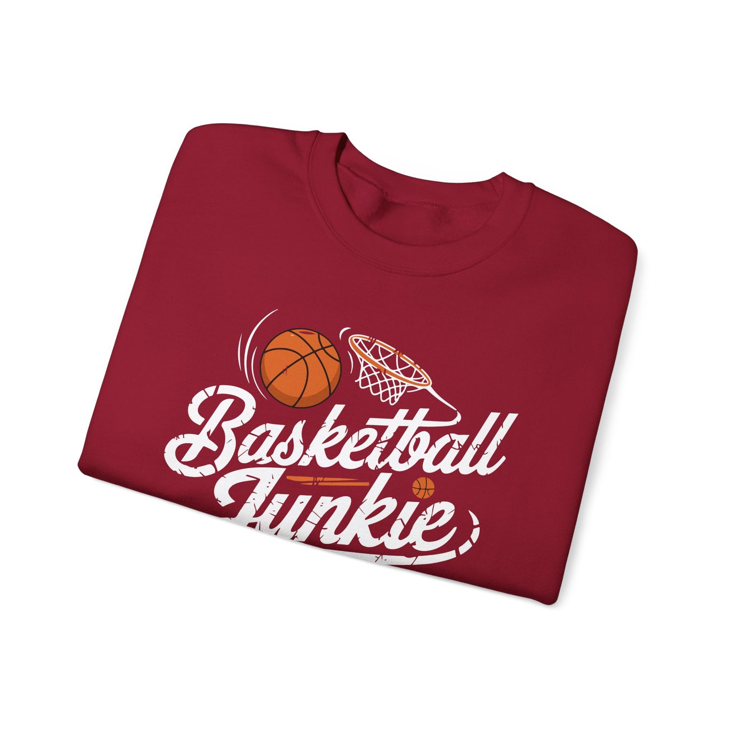Basketball Junkie Unisex Heavy Blend™ Crewneck Sweatshirt