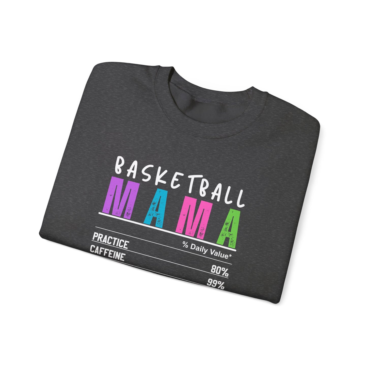 Basketball Mama Sweatshirt - Unisex Heavy Blend™ Crewneck for Sports Moms