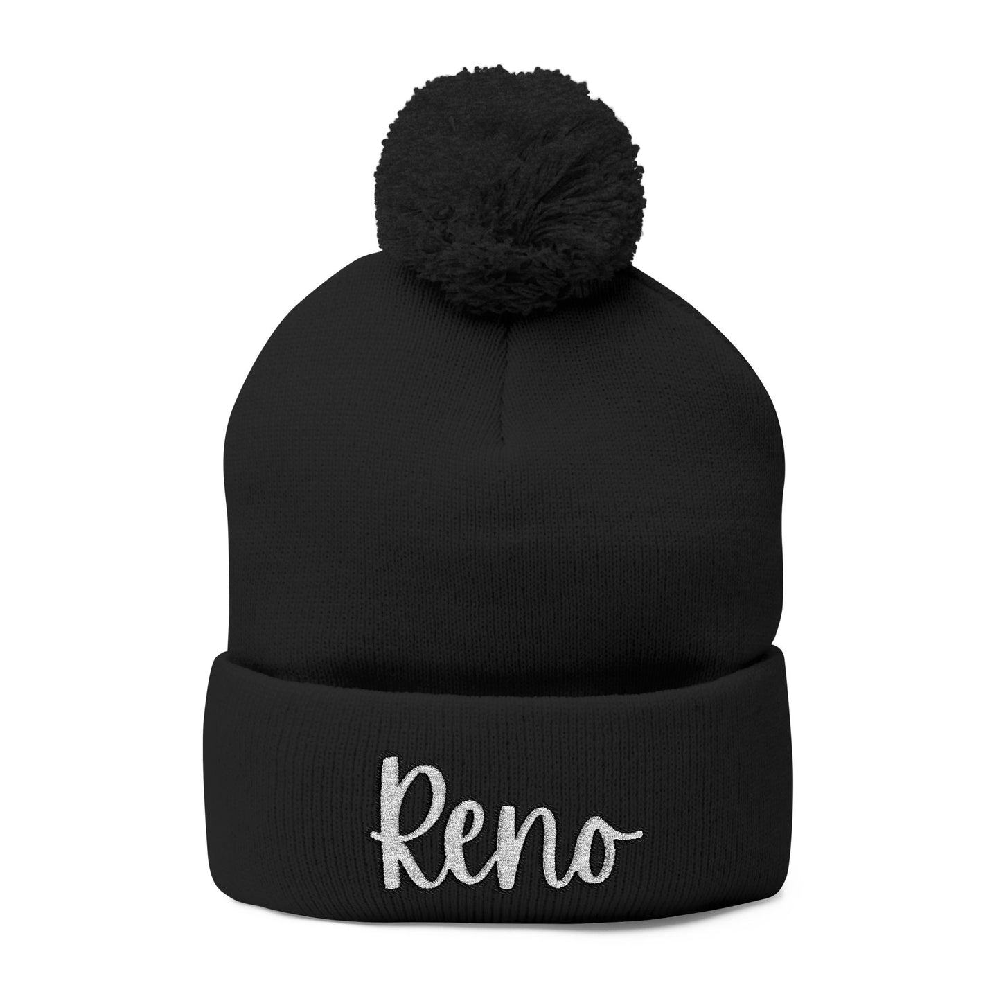 EHS Pom-Pom Knit Cap (Embroidery)