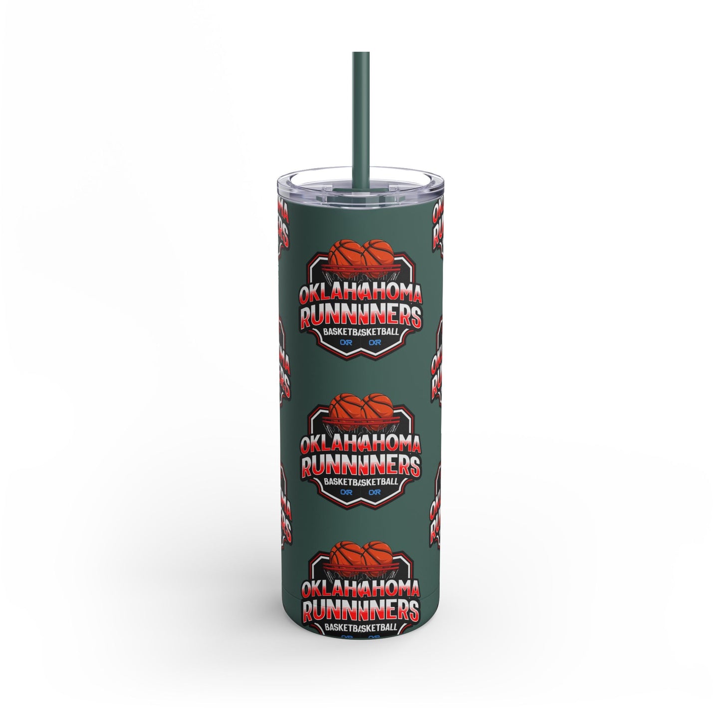 Oklahoma Runners Basketball Tumbler - 20oz Matte Travel Cup