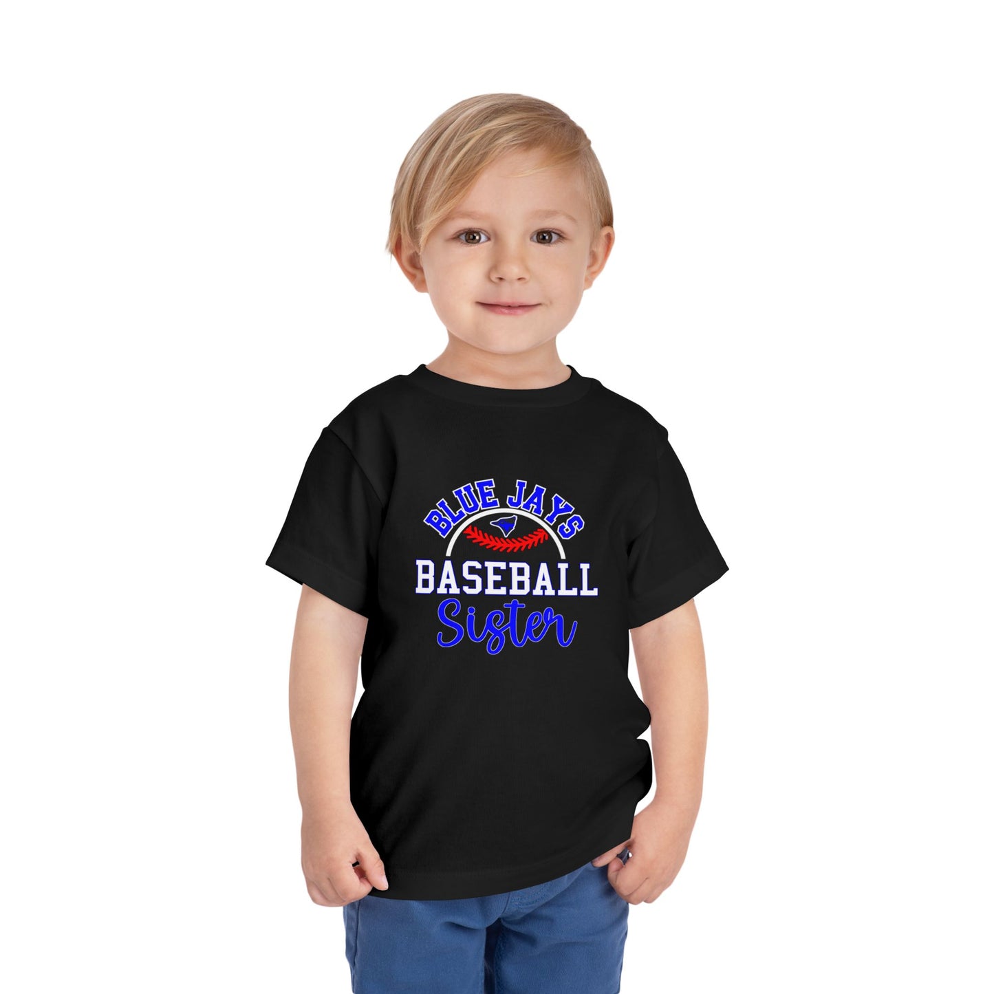 Toddler Blue Jays Baseball Sister Tee