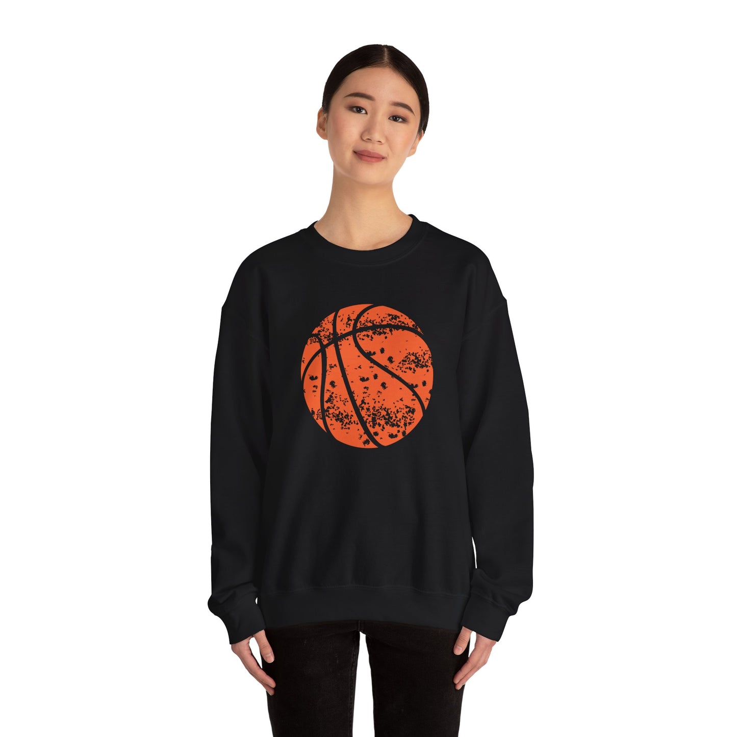 Basketball Graphic Crewneck Sweatshirt