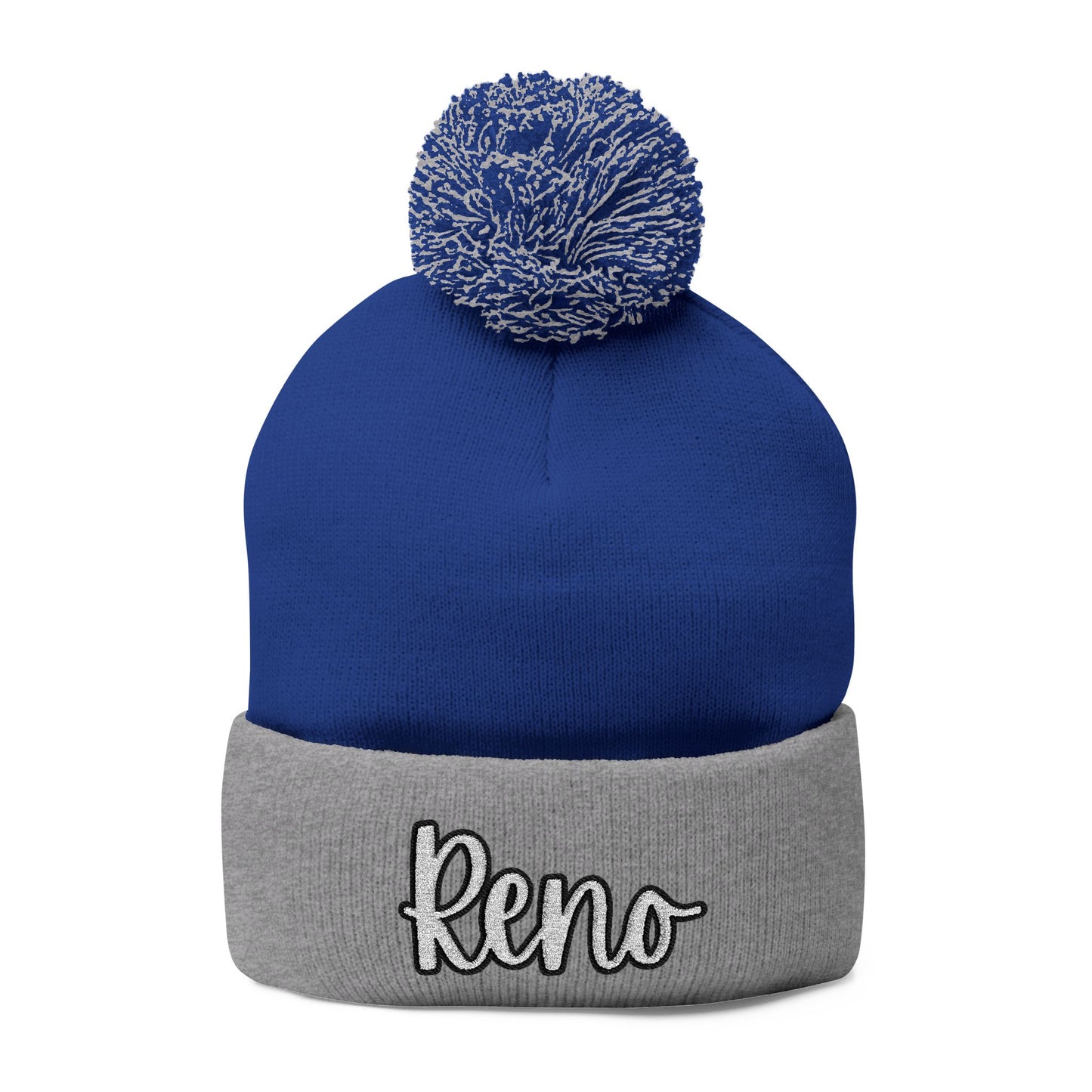 EHS Pom-Pom Knit Cap (Embroidery)