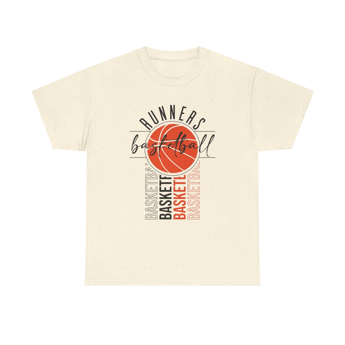 Basketball Runners Unisex Heavy Cotton Tee - Sporty & Stylish Tee for Players and Fans
