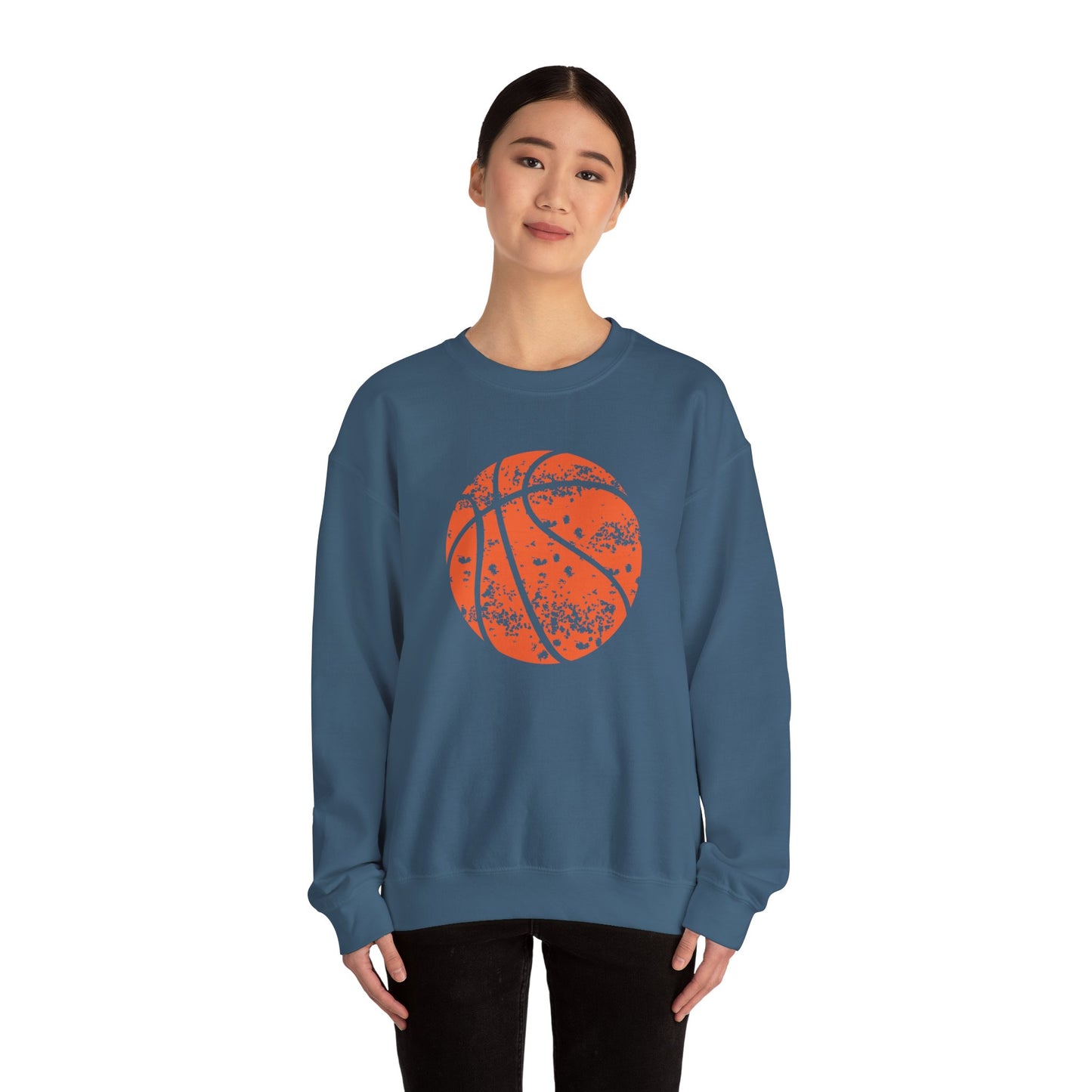 Basketball Graphic Crewneck Sweatshirt