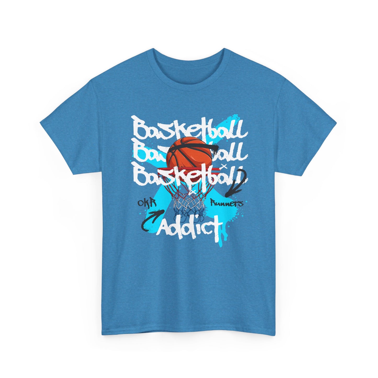 Basketball Addict Unisex Heavy Cotton Tee