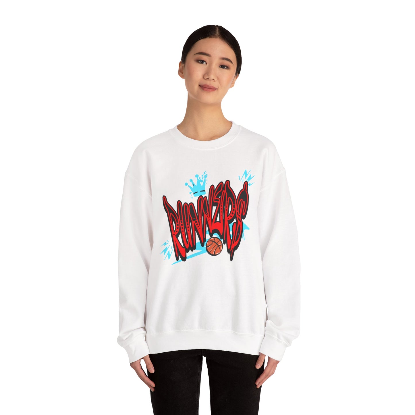 Street Style Runner Unisex Crewneck Sweatshirt