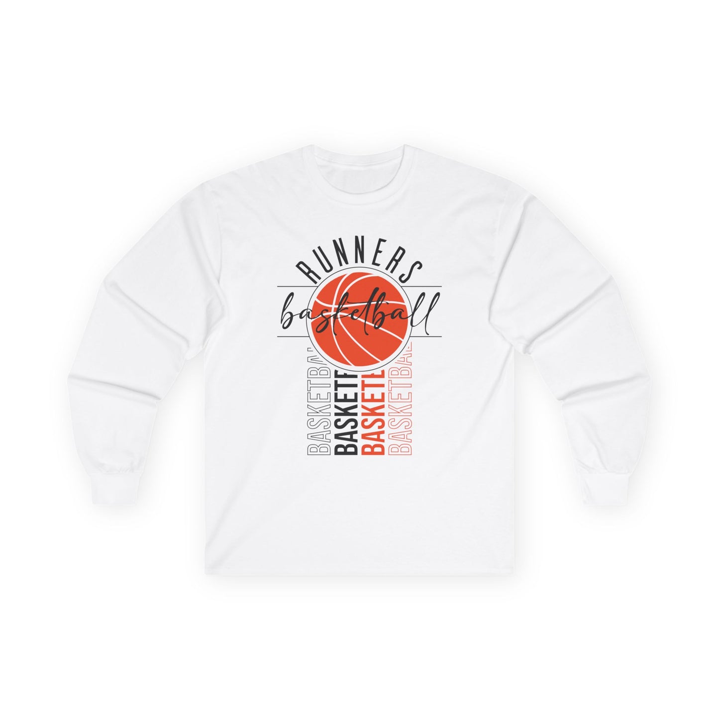 Basketball Runners Ultra Cotton Long Sleeve Tee - Sporty Casual Wear