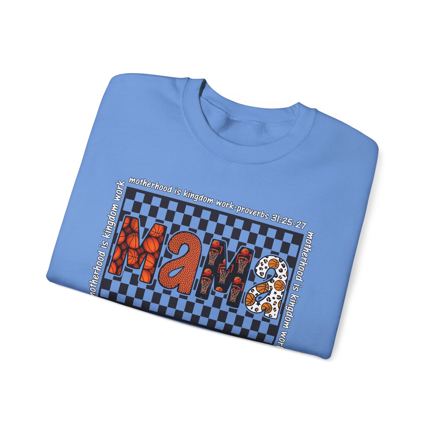 Stylish Basketball Mama Crewneck Sweatshirt