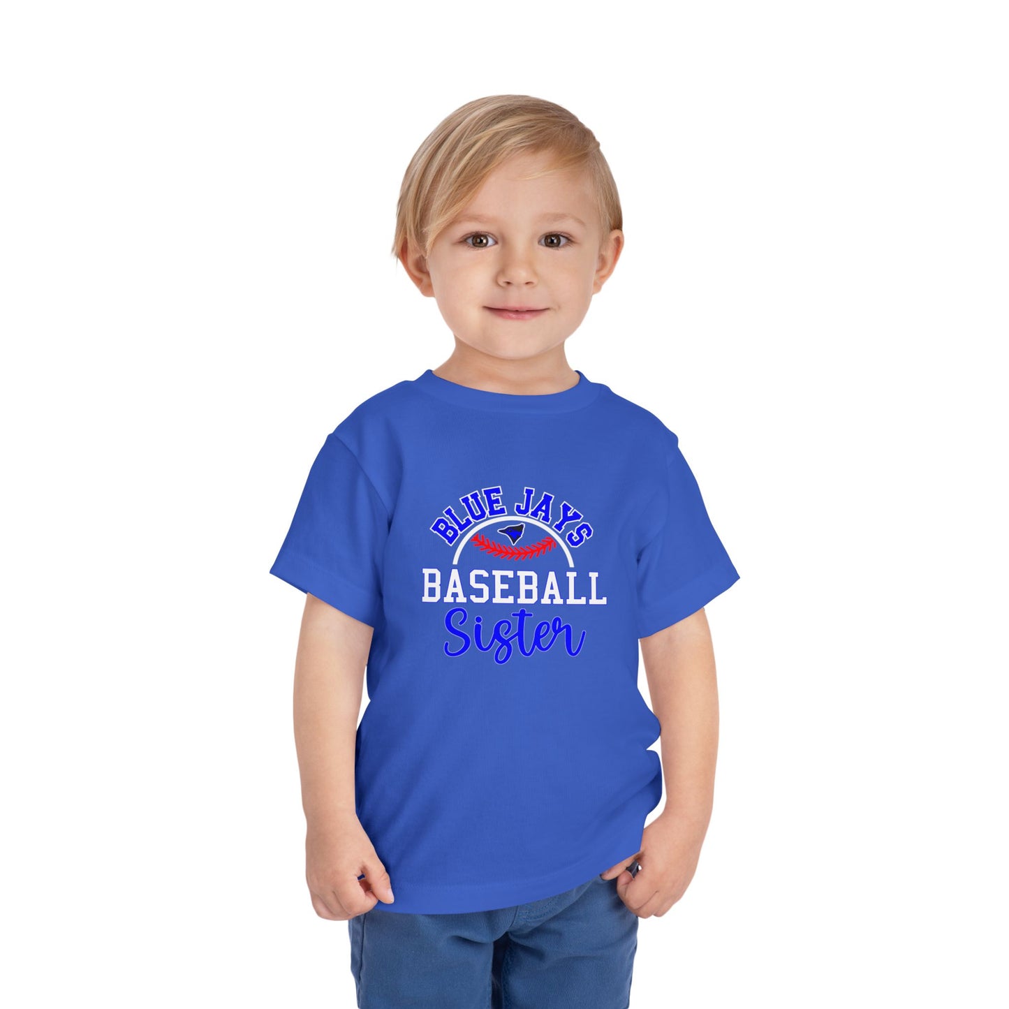 Toddler Blue Jays Baseball Sister Tee