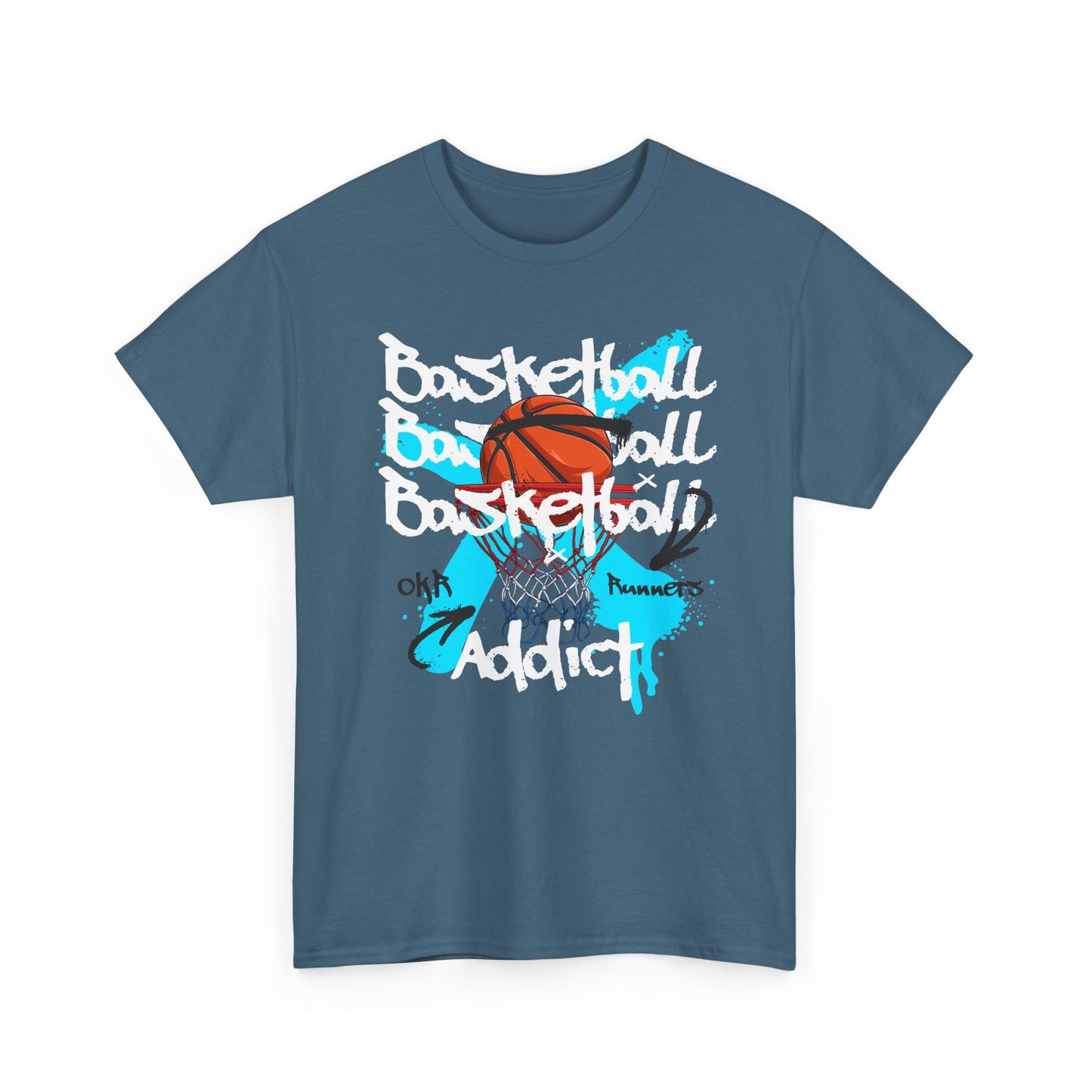 Basketball Addict Unisex Heavy Cotton Tee