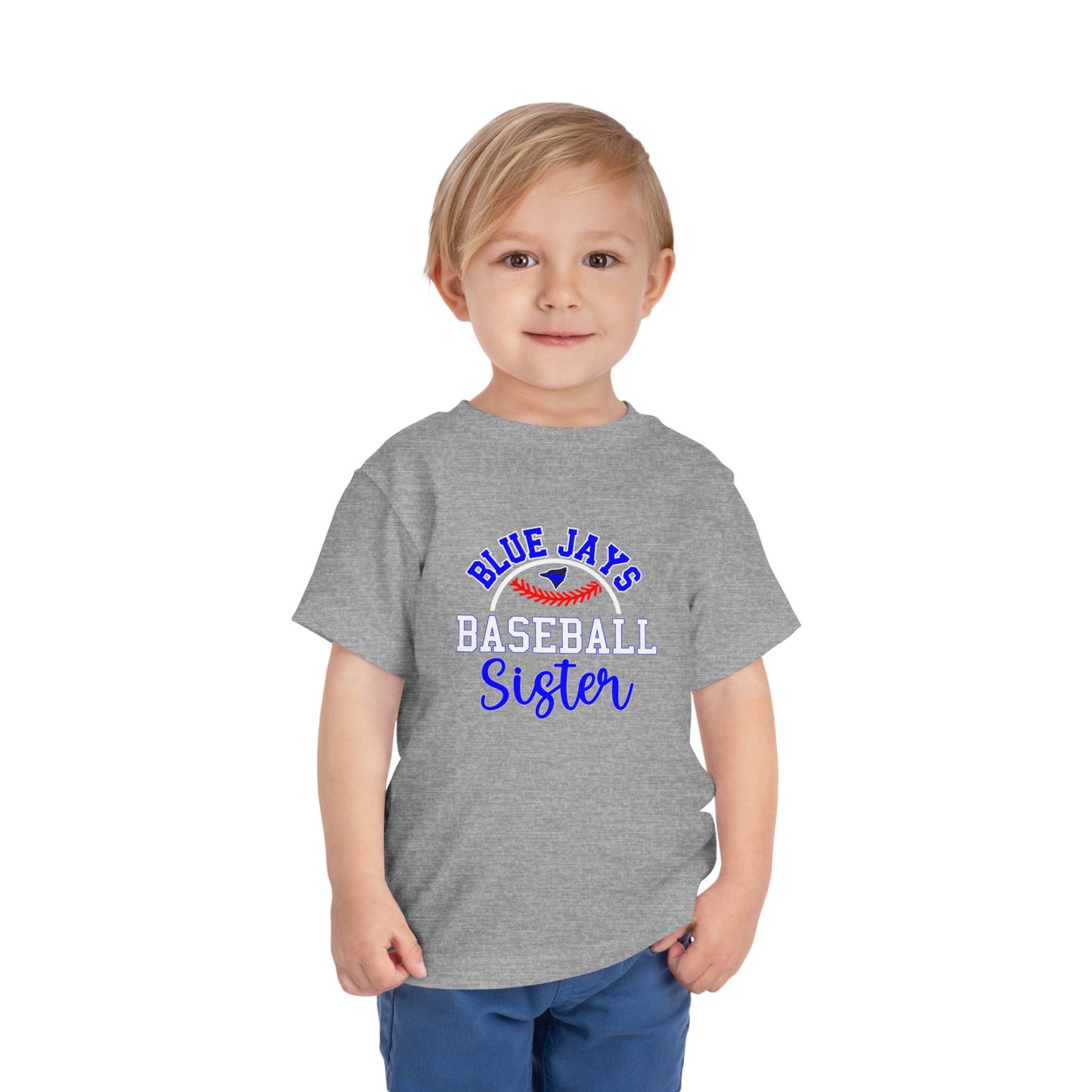 Toddler Blue Jays Baseball Sister Tee
