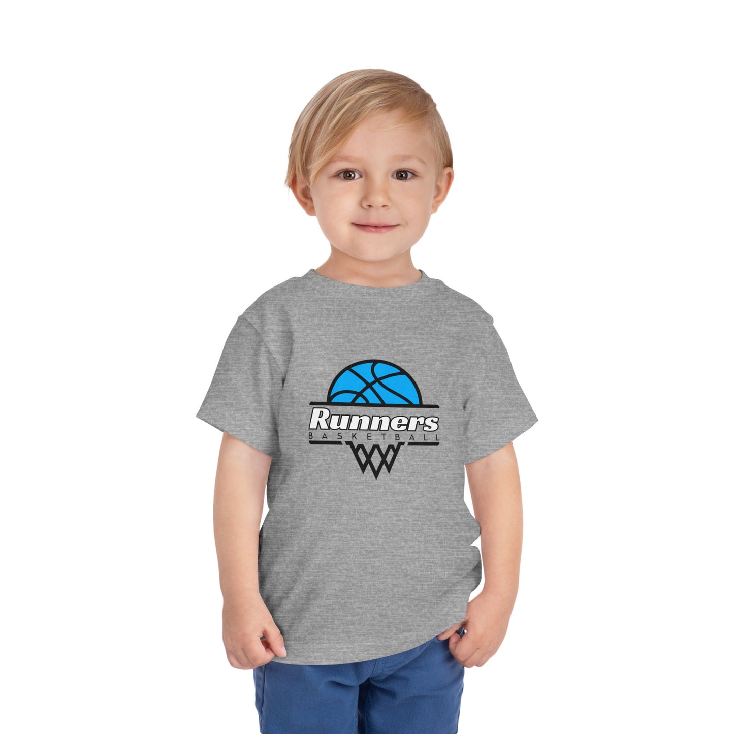 Toddler Basketball Tee - Runners Basketball Graphic Shirt