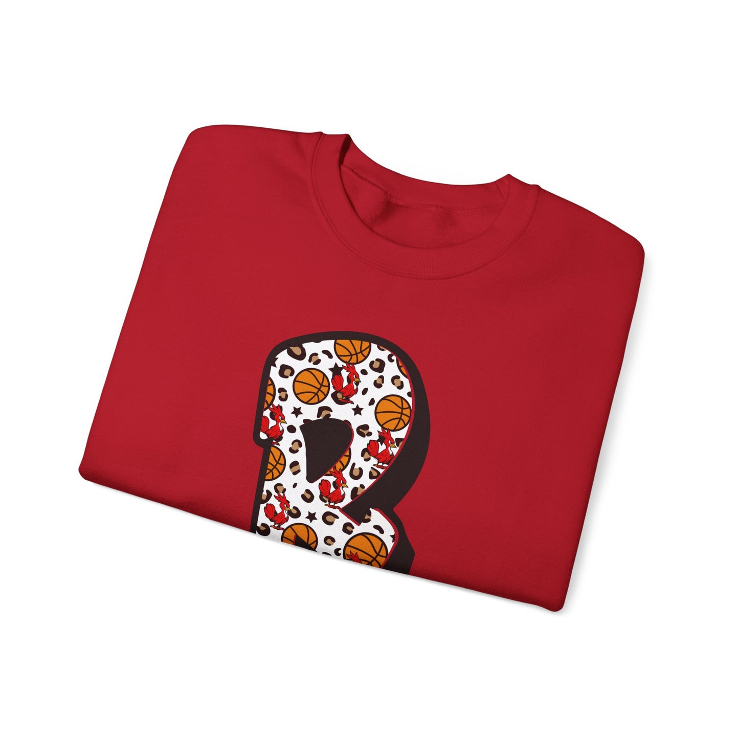 Colorful Letter R Sweatshirt, Cozy Crewneck Pullover, Casual Apparel, Unisex Gift, Perfect for Holidays and Celebrations