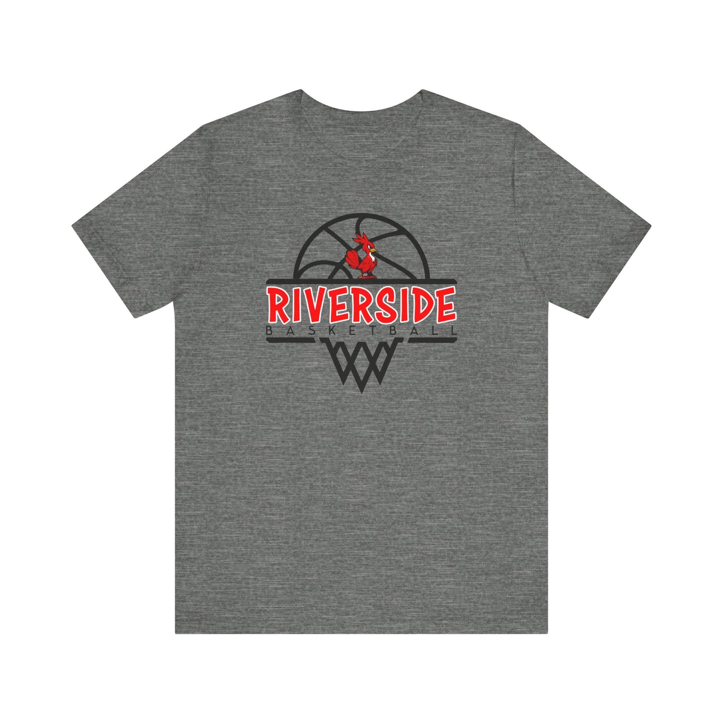 Riverside Basketball Unisex Tee - Sporty Essential for Fans, Team Spirit, Game Day, Casual Wear, Gift for Athletes