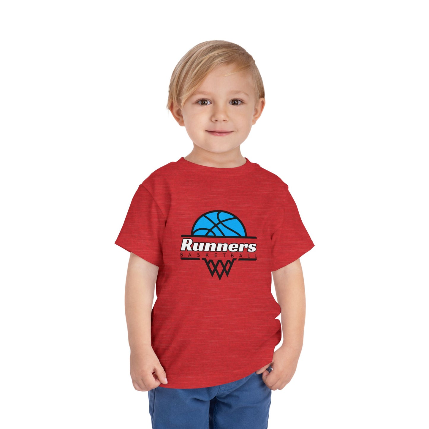 Toddler Basketball Tee - Runners Basketball Graphic Shirt