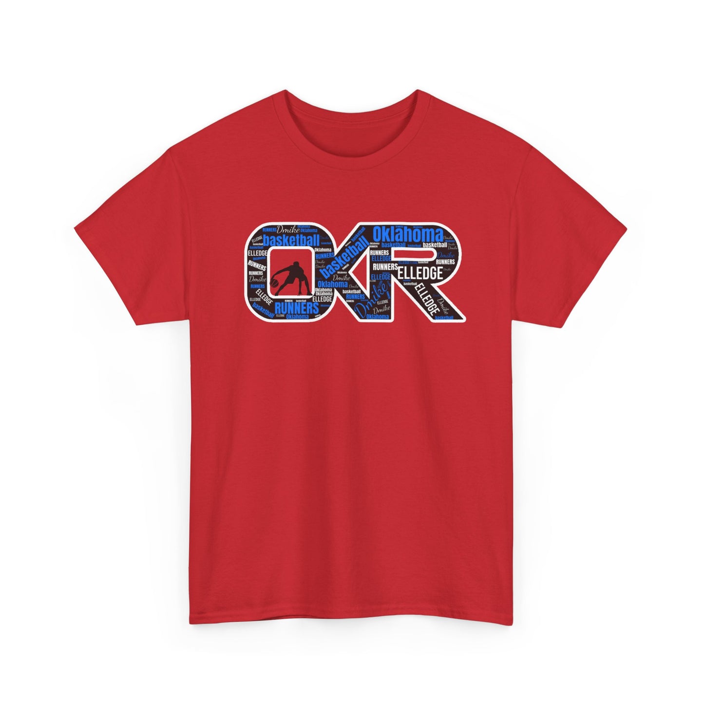 Oklahoma Pride Unisex Heavy Cotton Tee - Red, Customizable Design