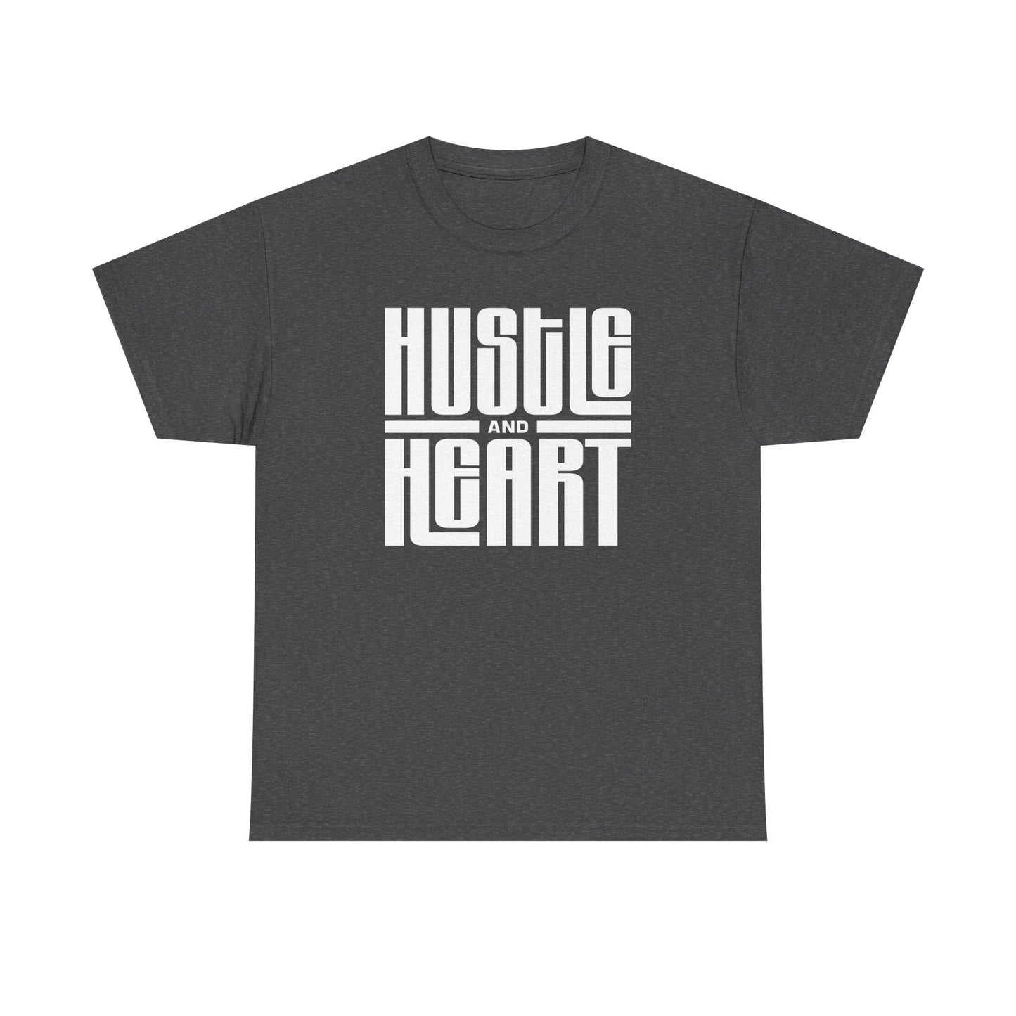 Hustle and Heart Unisex Heavy Cotton Tee