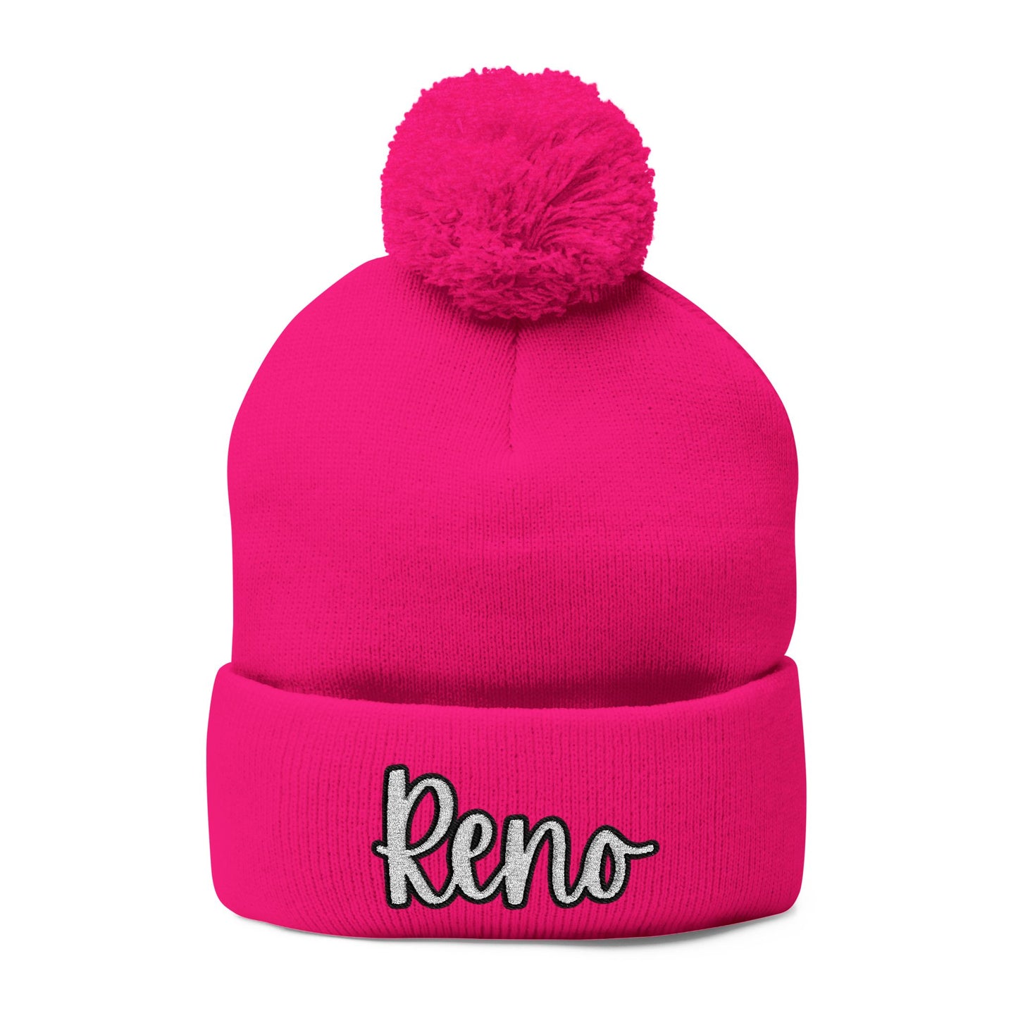 EHS Pom-Pom Knit Cap (Embroidery)