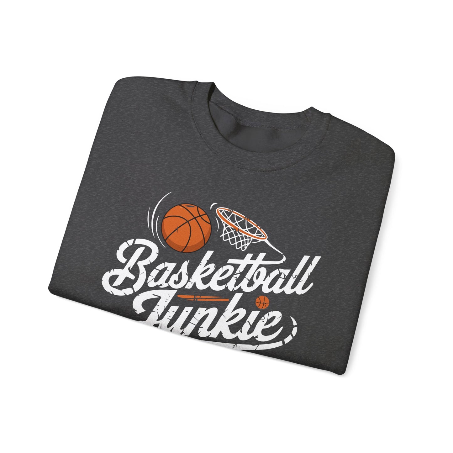 Basketball Junkie Unisex Heavy Blend™ Crewneck Sweatshirt