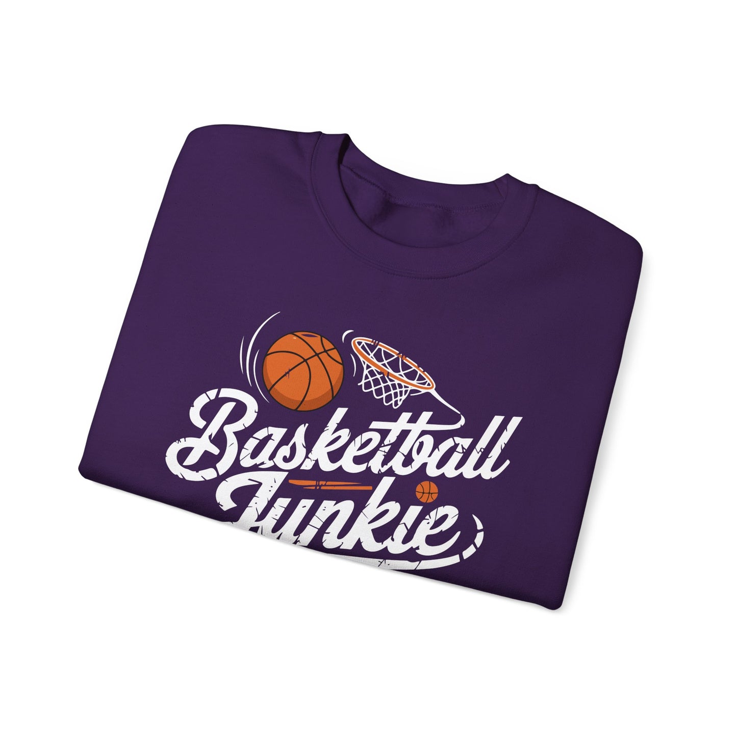 Basketball Junkie Unisex Heavy Blend™ Crewneck Sweatshirt