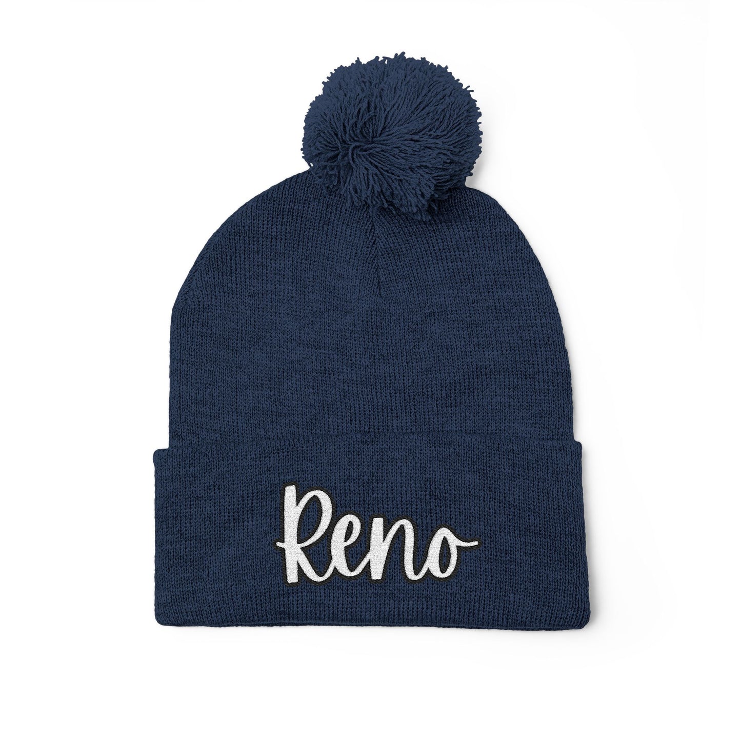 EHS Pom-Pom Knit Cap (Embroidery)